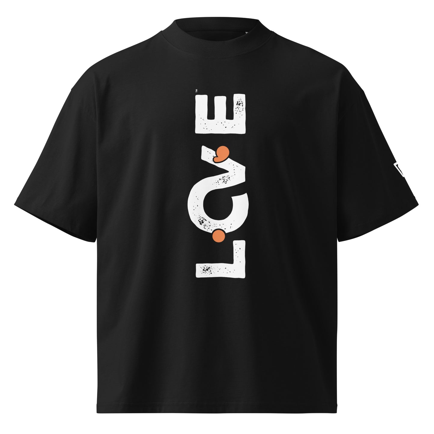 Organic Black Oversized T-shirt