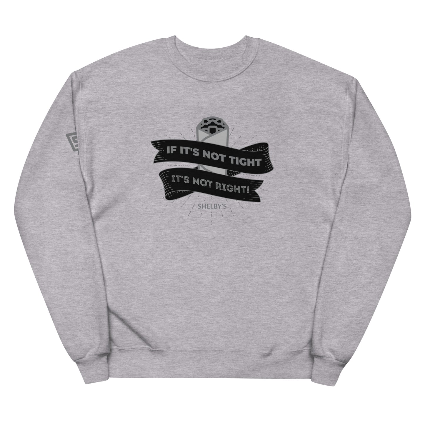 Tight Wrap - Black Background - Sweatshirt