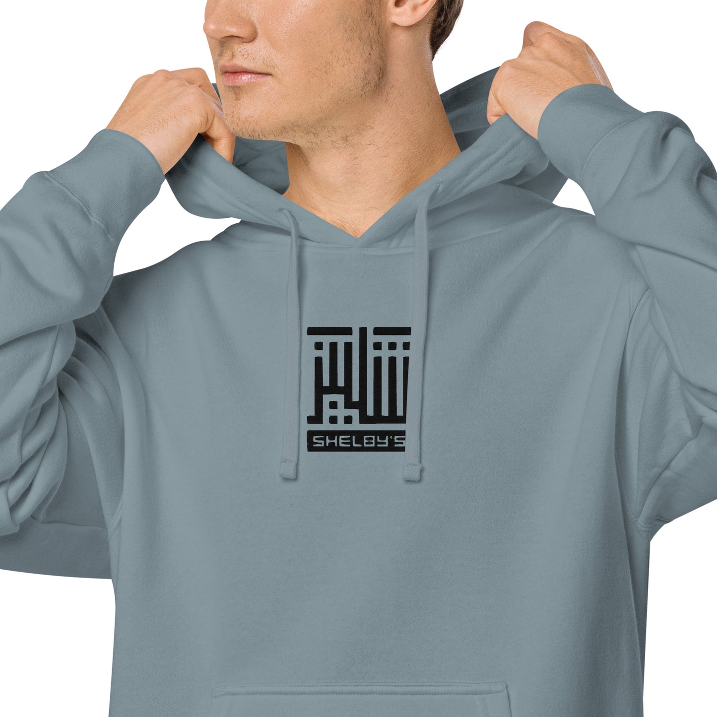 Shelby's Arabic Square - Embroidered Hoodie