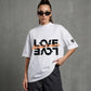 All that I need is Love Hub Organic Oversized T-shirt