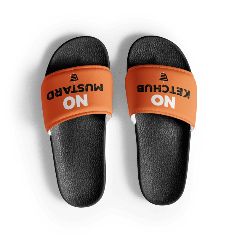 No Ketchup - Men’s slides Orange