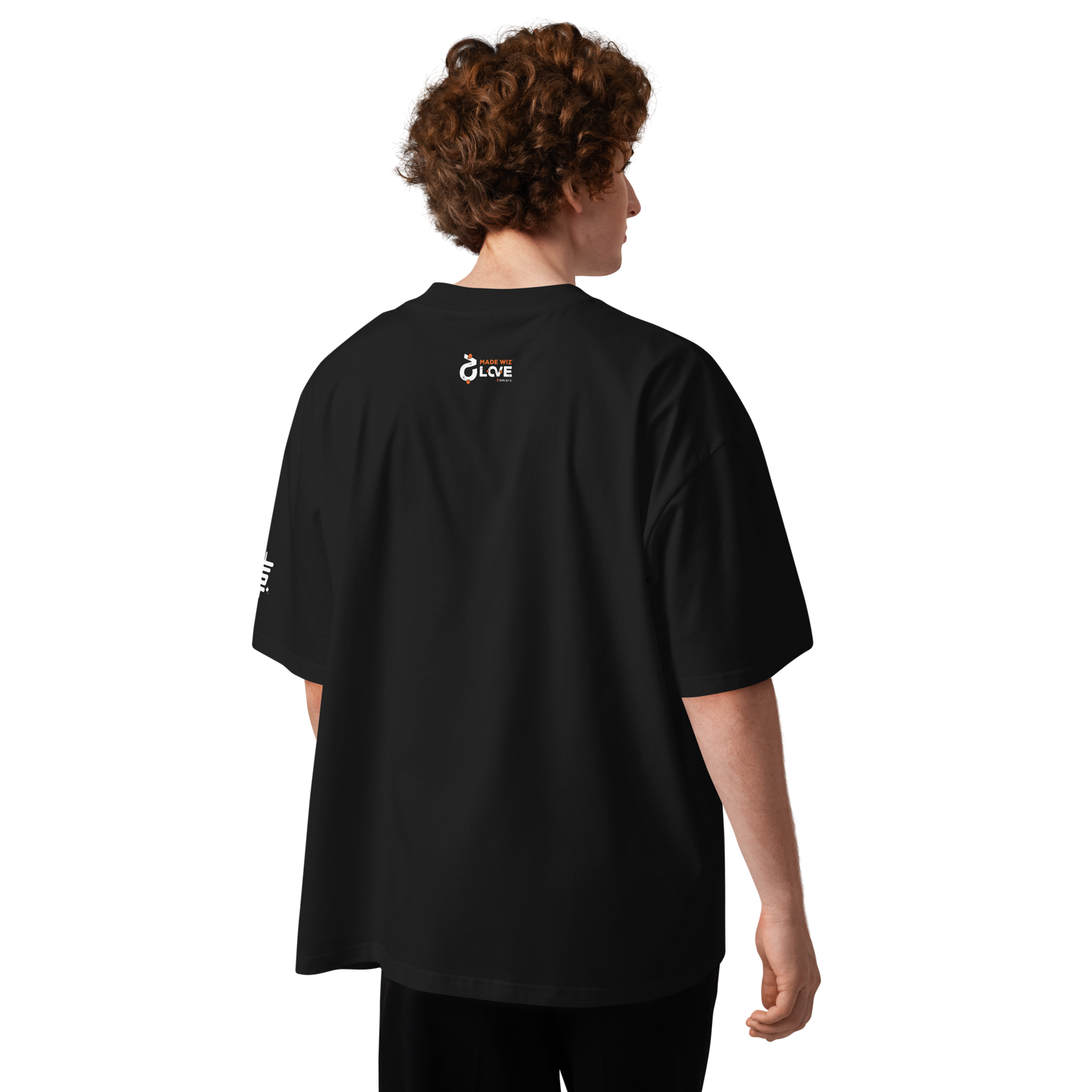All that I need is Love Hub Organic Black Oversized T-shirt