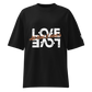 All that I need is Love Hub Organic Black Oversized T-shirt