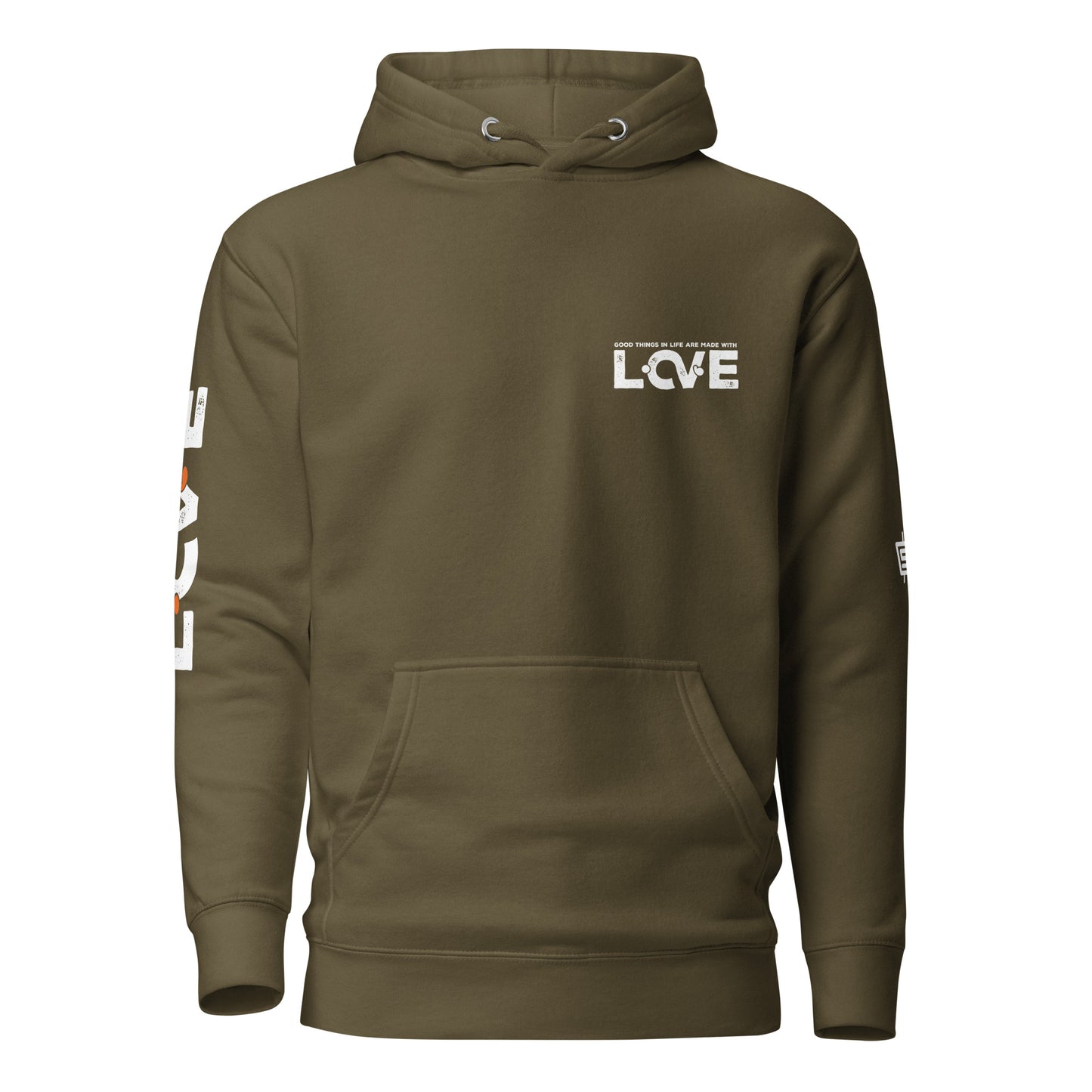 Hoodie with Arm design - 3 Color Options