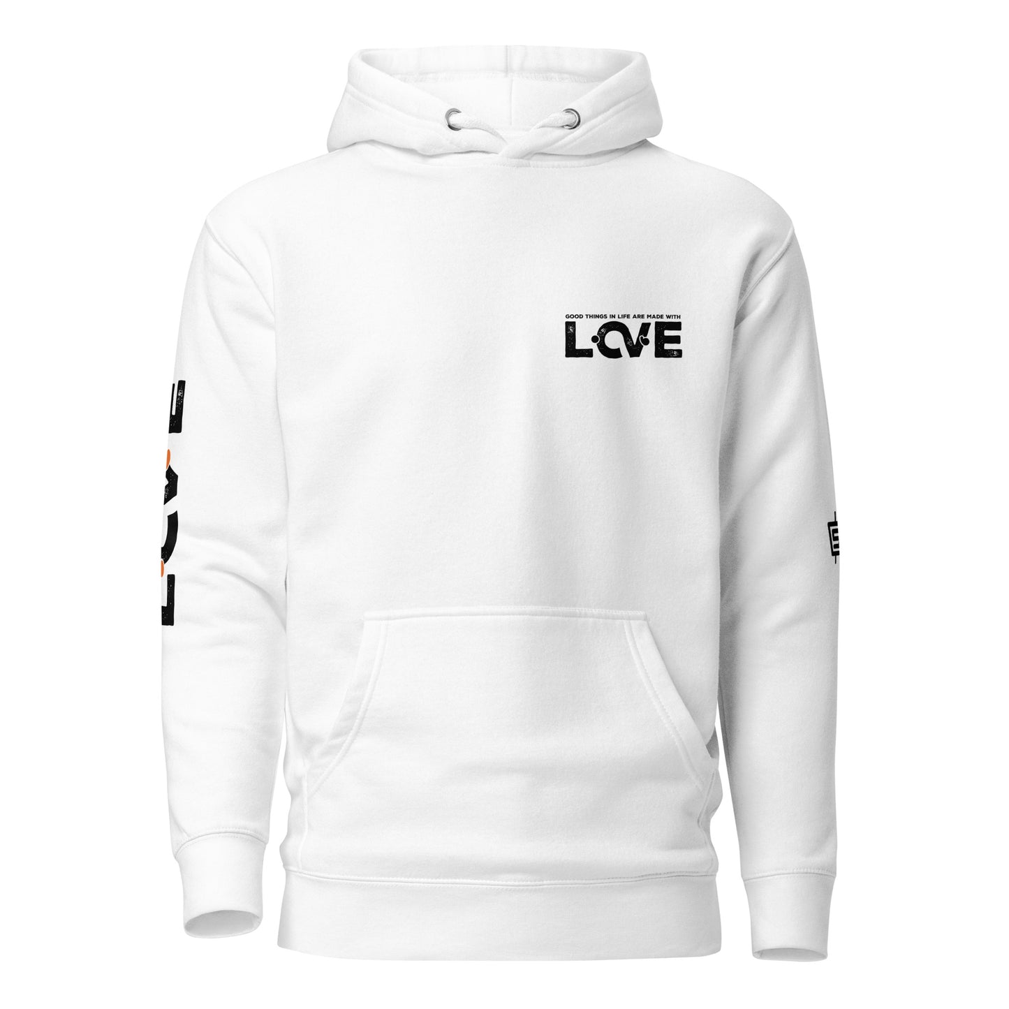 Hoodie with Arm design- 3 Color Options