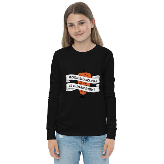 It's A Human Right - Youth long sleeve tee